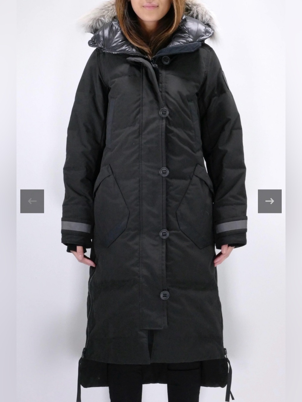 Canada Goose Women’s Aldridge Parka Black Label - Red Medium